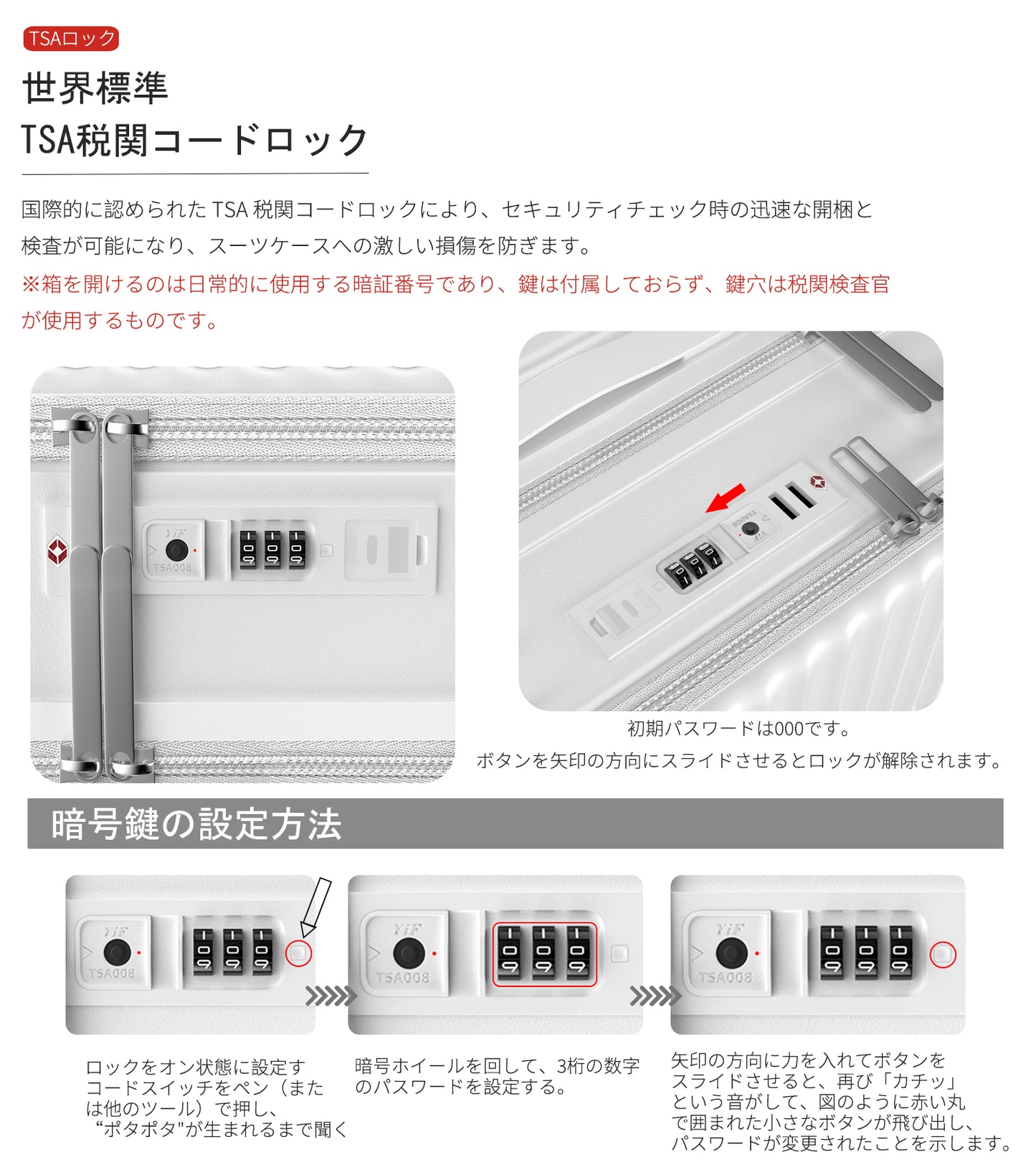 [Ashard] キャリーケース 多機能 スーツケース ストッパー付き Type C と USBポート付き フロントオープン ジッパー キャリーバッグ 携帯スタンド カップホルダー付き 隠しフック機能 超軽量 耐衝撃 静音 360度回転キャスター 100%PC材質 人気 頑丈 可愛い TSAロック搭載 旅行 ビジネス 出張 修学(4～7泊)